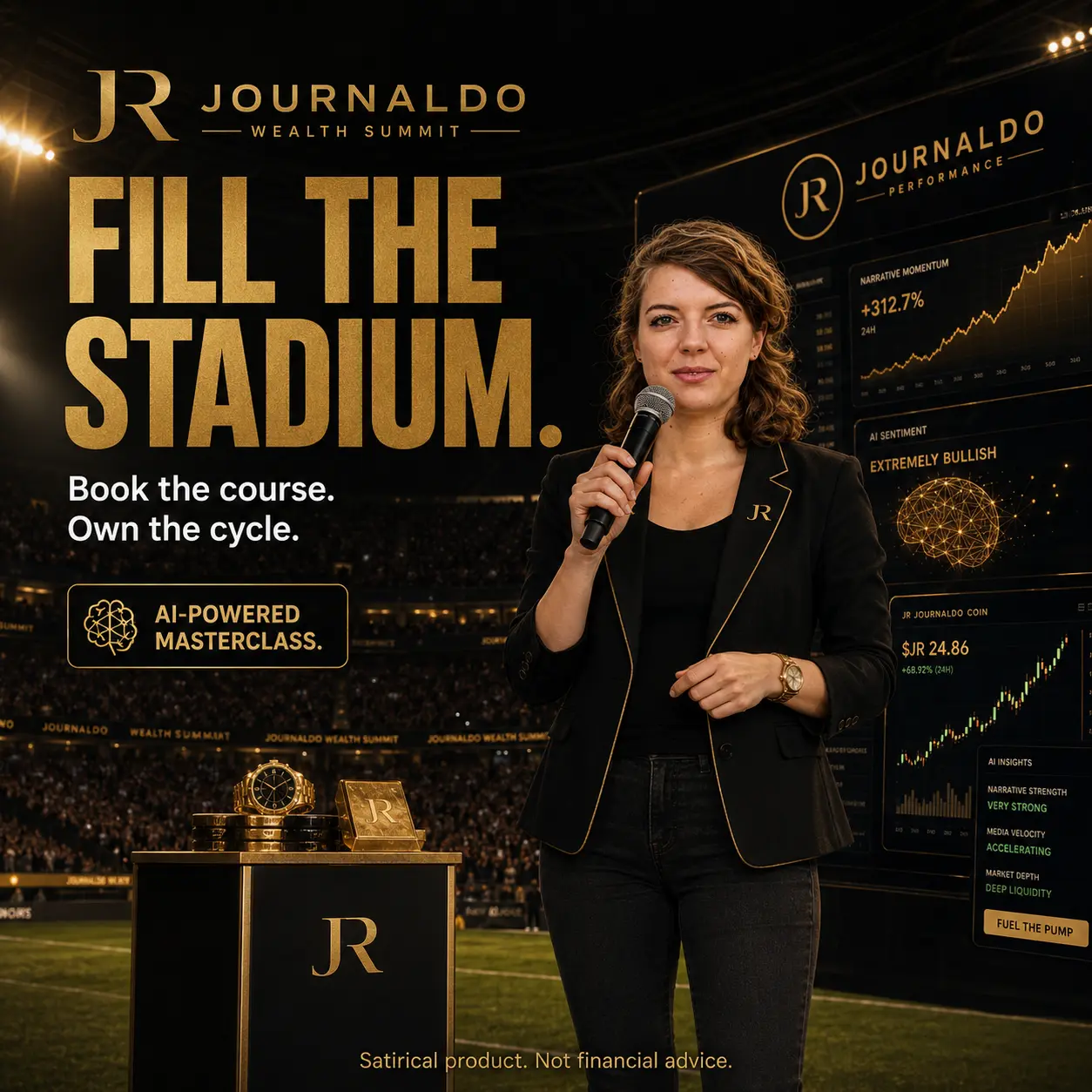 Journaldo Wealth Summit staged in a football stadium